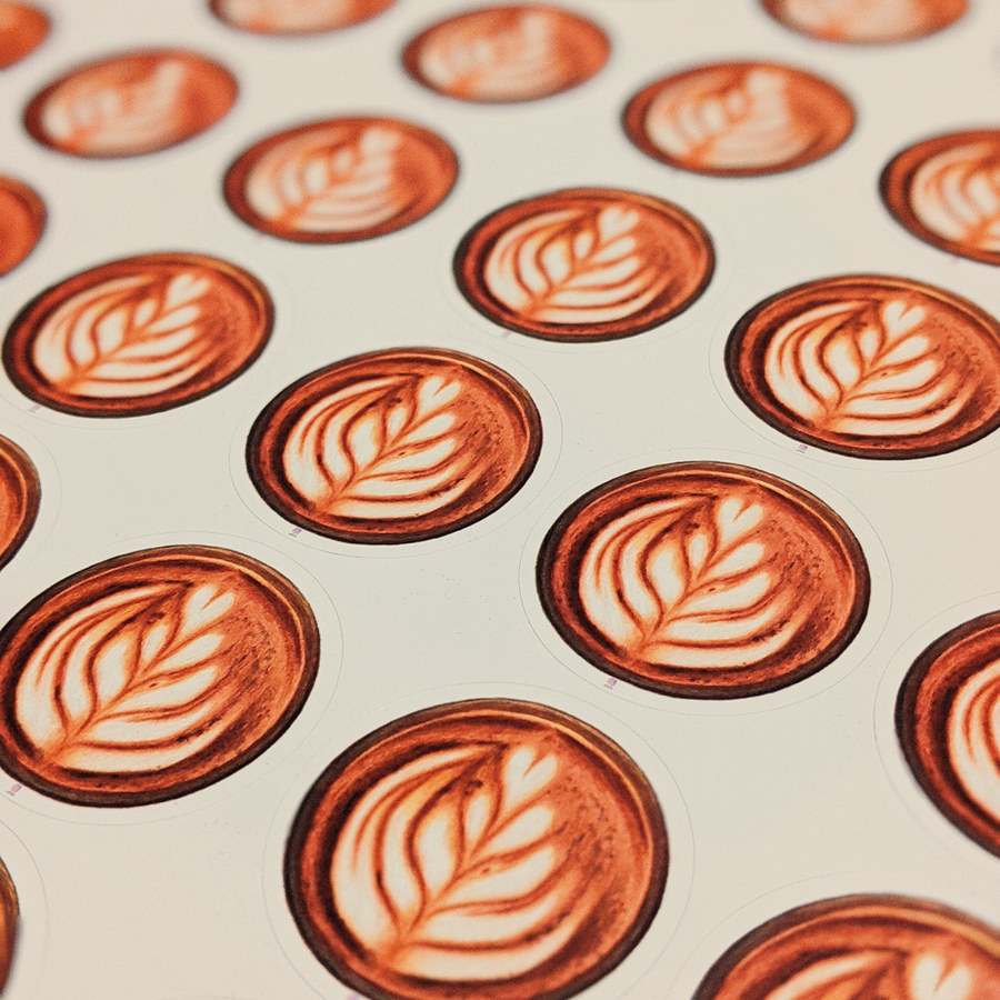 Custom Round Sticker Printing (3cm, 4cm)