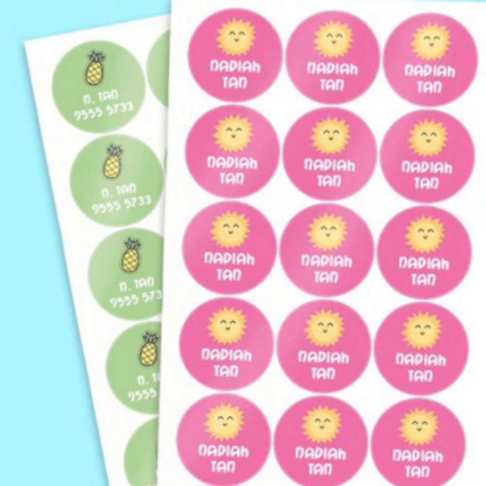 Custom Round Sticker Printing (3cm, 4cm), view 3