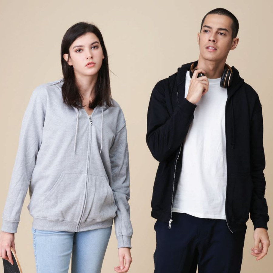 Full Zip Hooded Sweatshirt (Gildan 88600) - 285gsm