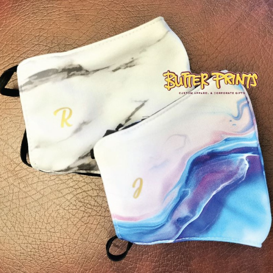 Custom Name on Marble / Paddlepop Designer Masks (+Inner Filter Slot)