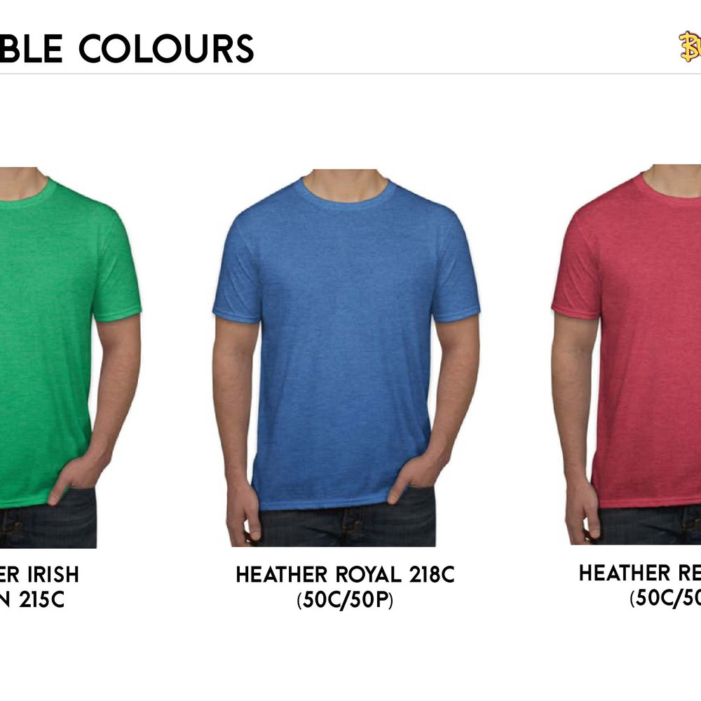 Heather Textured 100% Cotton Tees (Gildan Premium 76000) - 180 gsm, view 5