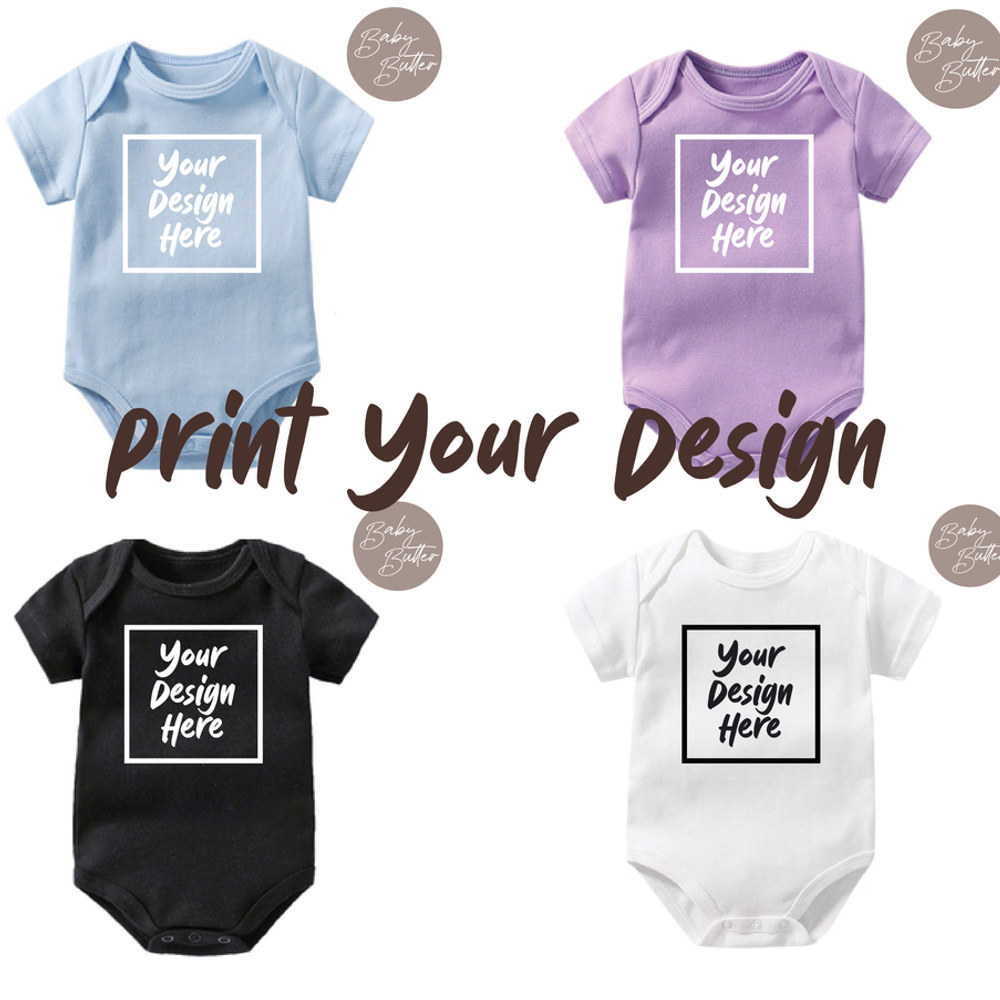 Print Your Design on Baby Romper, view 5
