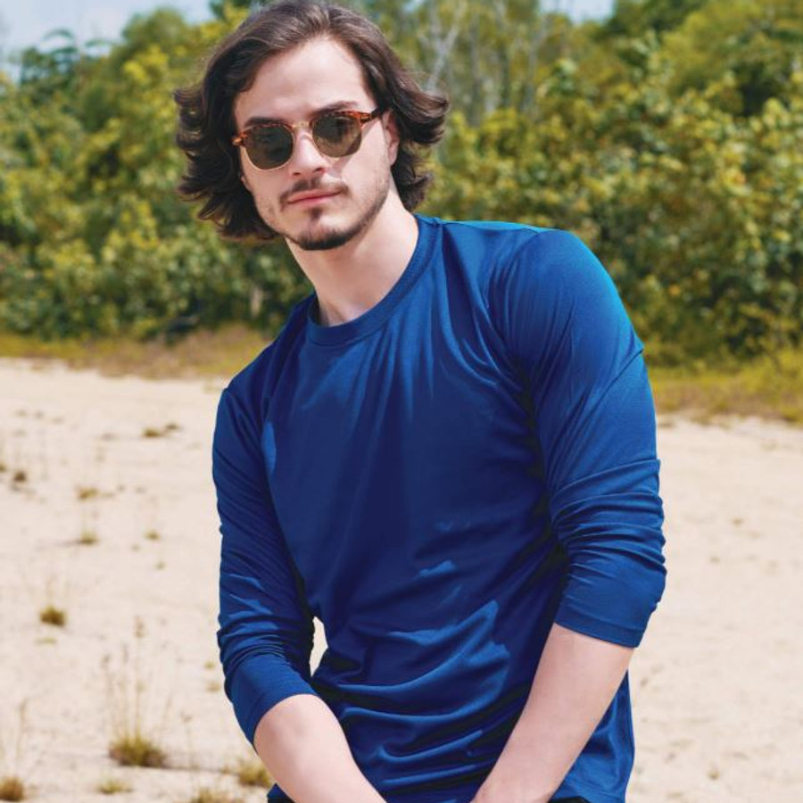 QD54 Long Sleeve Drifit Roundneck T-shirts UNISEX (OS) 160 gsm