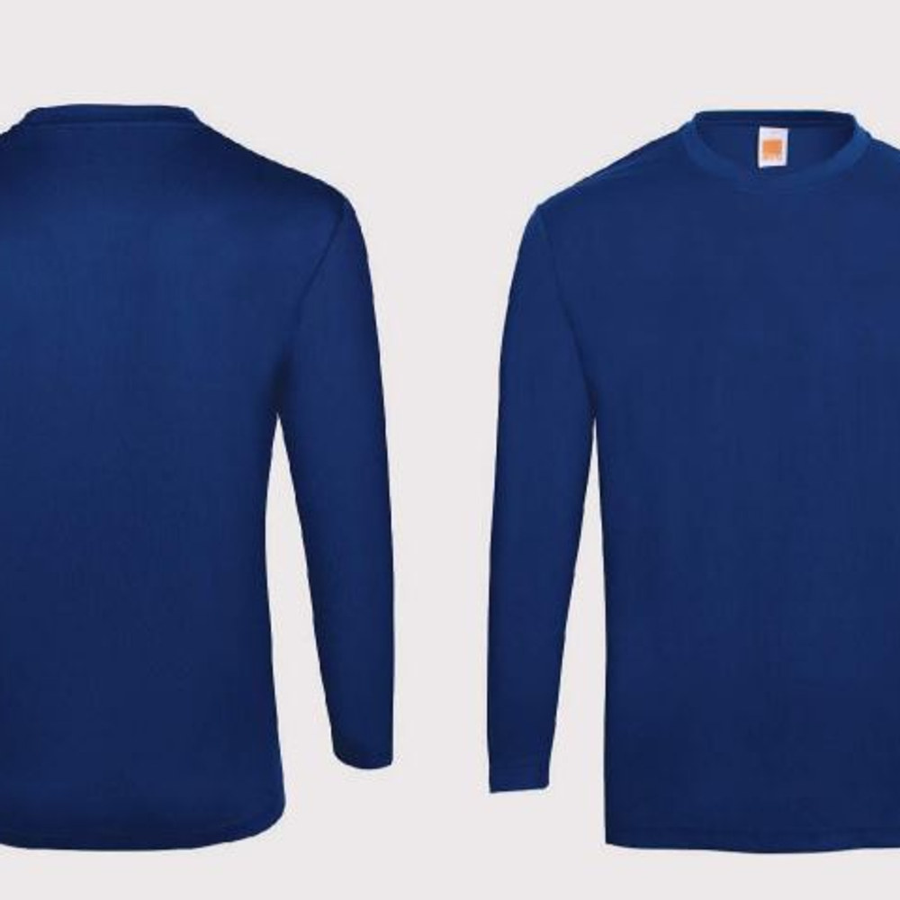 QD54 Long Sleeve Drifit Roundneck T-shirts UNISEX (OS) 160 gsm, view 3